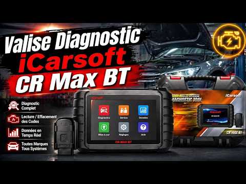 3 Million-View French Influencer Diag-auto-by-Philou Strongly Recommends: iCarsoft CR Max BT Bluetooth Flagship