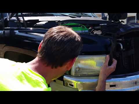 94-02 Dodge Ram Headlamp Assembly Replacement "DIY" How To