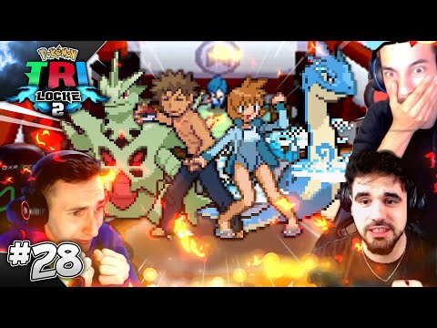 ¡Los LÍDERES de GIMNASIO BUSCAN la REVANCHA😱 *RIP* - Pokémon ✨TRILOCKE 2✨ #28