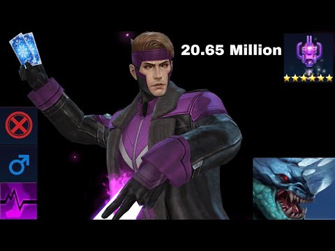 Gambit 20.65 Million (Mighty Rage) | Mutant Male ABX Paralysis - Marvel Future Fight