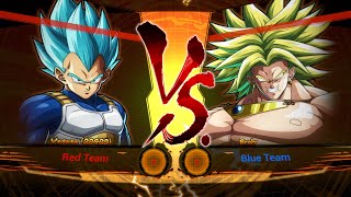 Vegeta (SSB) VS Broly (DBZ) | Dragon Ball FighterZ | XBOX Series X Gameplay