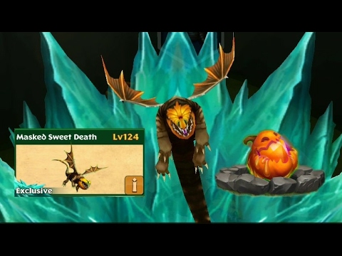 Masked Sweet Death max level 124 titan mode-exclusive dragon//Dragons rise of Berk