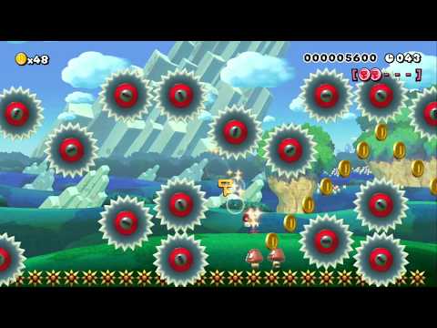 とても難しい50second　SPEED RUN! by スピランりょうたくん - SUPER MARIO MAKER - NO COMMENTARY 1AU