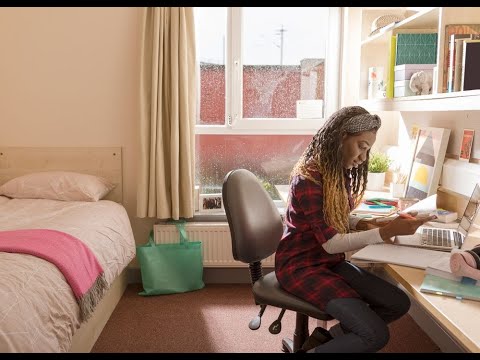 Tour of postgraduate student accommodation at the University of Glasgow