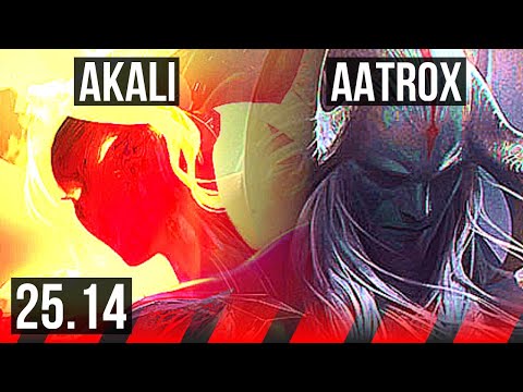 AKALI vs AATROX (TOP) | VN Challenger | 25.14