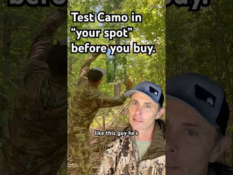 I Tested Camo at My Actual Hunting Spot… 👀 Choose the Right Camo (200+ Patterns, No App Needed)