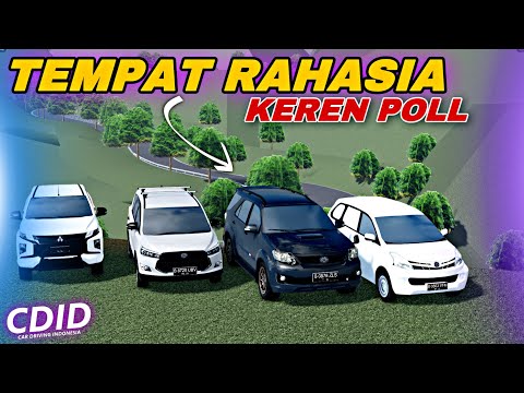 Tempat Rahasia Keren Banget Di Cdid😱🧐(Car Driving Indonesia) Roblox