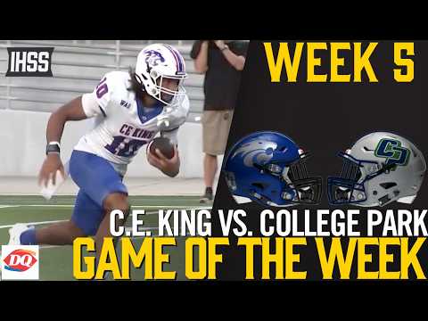 CE King Dominates College Park 58-7 Behind Gatson, Davis & Willis