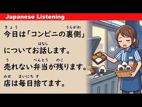 Detrás de las escenas de las tiendas de conveniencia japonesas | Escucha de japonés fácil (SUB ESP)