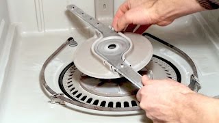 How to remove a stuck sprayer arm - WHIRLPOOL Dishwasher Q&A