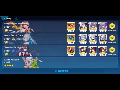 Nirvana Abyss 548D - Rimestar (Starless) 816 - FV(SS1) HTR(SS) TFM(S2+1) | Honkai Impact 3