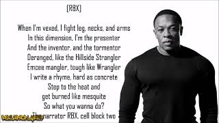 Dr. Dre - Stranded on Death Row ft. Kurupt, RBX, The Lady of Rage &amp; Snoop Dogg (Lyrics)