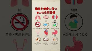寿命を延ばす生活習慣6選  #健康習慣#臓器の健康#生活改善#肺の健康#脳の健康#腎臓ケア#心臓病予防#尿路感染予防#胃の健康#ショート動画