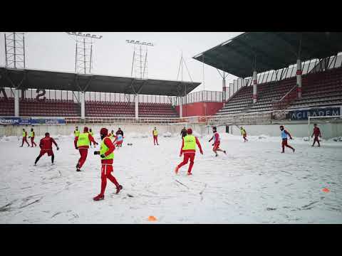 FK Voždovac - trening na snegu