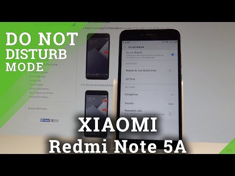 How to Set Up Do Not Distrub in XIAOMI Redmi Note 5A |HardReset.Info