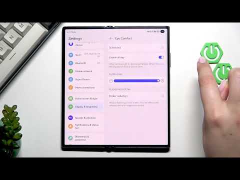 HUAWEI Mate Xs 2 – How to Enable Night Mode (Eye Comfort)