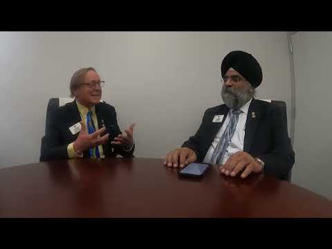 Lead 2 Serve: Vice President AP Singh & Past International President Joe Preston