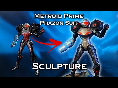 Metroid Prime Phazon Suit Sculpture