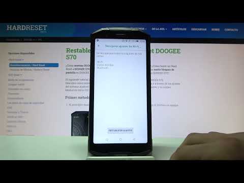 Restaurar ajustes de WiFi en DOOGEE S70 - solucionar problemas de WiFi
