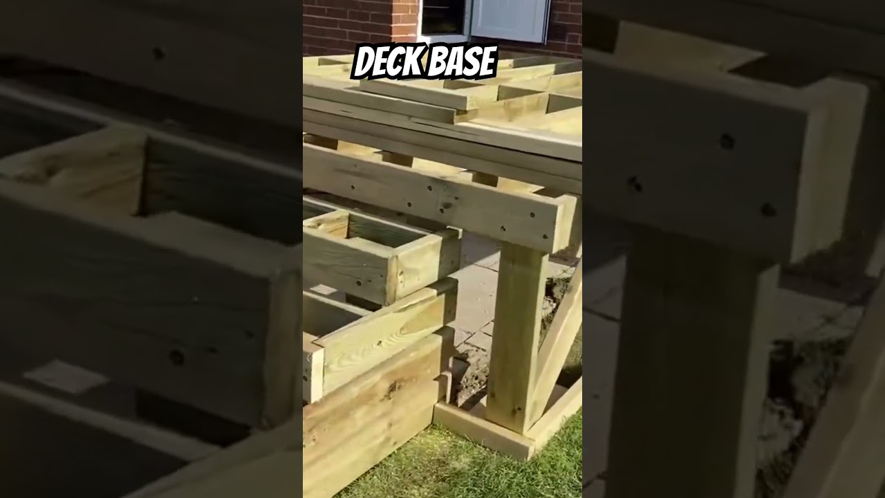 Is this the best decking base ever? #deckguide #construction #foryou #landscape #design #design