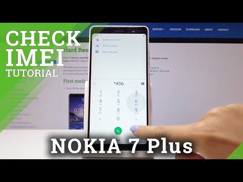 How to Check IMEI in Nokia 7 Plus - Serial Number Info