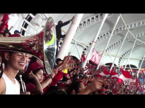 "Pido a Dios que si muero sea alentando - Barón Rojo Sur - L.H.D.L.C - América 3 Deporaguablanca 3" Barra: Baron Rojo Sur • Club: América de Cáli