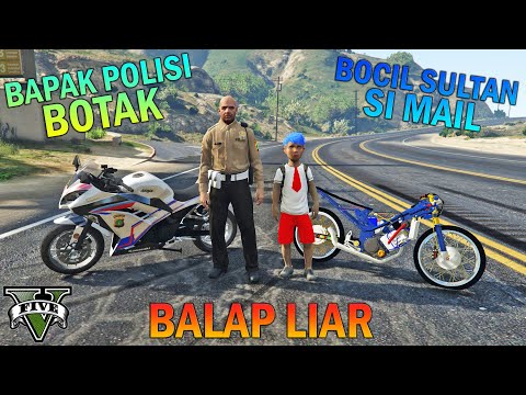 Elementary School Boys Race Illegally Against the Police!! - GTA 5 SULTAN BOY