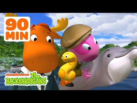 Backyardigans Get a Dinosaur Puppy & Wormen! w/ Tyrone & Uniqua | 90 Minutes | The Backyardigans