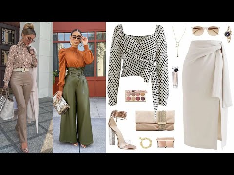 MODA CON PRENDAS MODERNAS PARA MUJER LOOKS 22/2023 TENDENCIAS DE MODA OUTFITS BONITOS PARA MUJERES