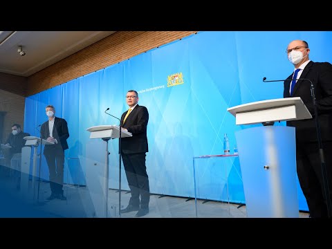 Pressekonferenz nach der Kabinettssitzung (1. Februar 2022) - Bayern