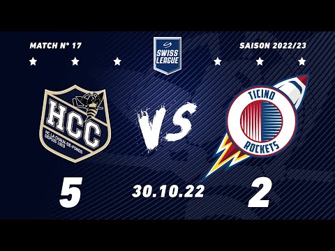 30 octobre 2022 HC La Chaux-de-Fonds – HCB Ticino Rockets (5-2)