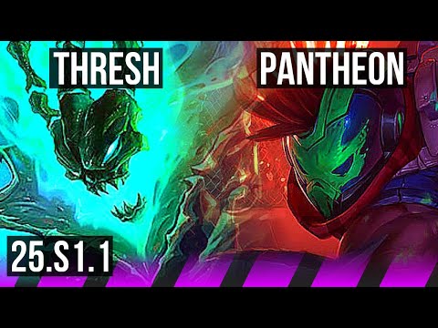THRESH & Ashe vs PANTHEON & Varus (SUP) | KR Master | 25.S1.1