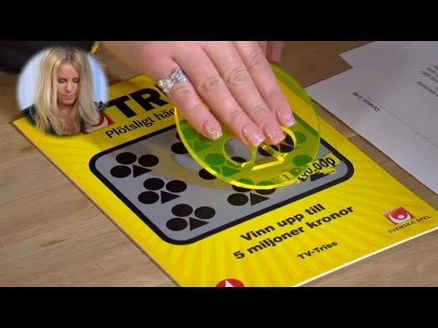 Triss: Skrapar triss och ger en påskpresent till Steffo och Jenny - Nyhetsmorgon (TV4)