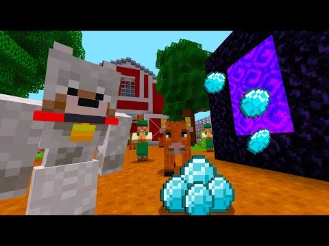 Minecraft Xbox - Finding Diamonds in the Nether (Minecraft Adventure)