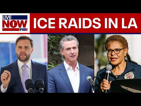VP JD Vance takes shots at Newsom, Bass over LA protests, ICE raids