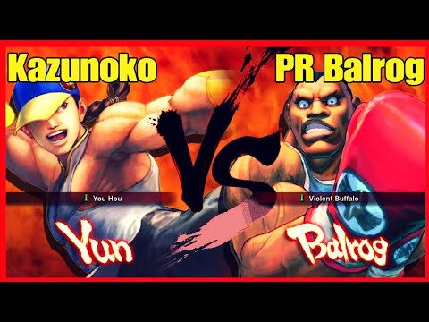 USFIV: Kazunoko (Yun) VS PR-Balrog (Balrog)