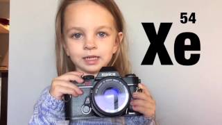 4 year old sings &quot;The New Periodic Table Song&quot;