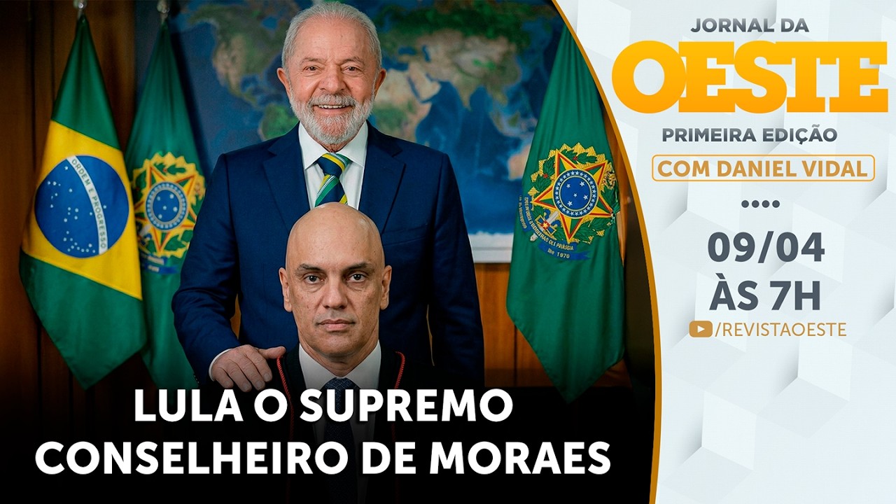 JORNAL DA OESTE PRIMEIRA EDIÇÃO, COM DANIEL VIDAL - 09/04/2026