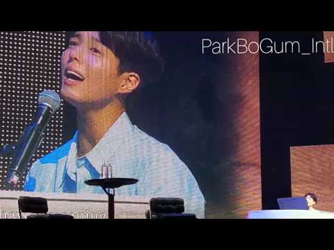 170218 #ParkBoGum #박보검 Oh Happy Day Fan Meet in SG "Don't Worry"