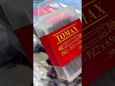 Бита PH2 x PZ2 x 65 мм двусторонняя магнитная 1 шт TOMAX для шуруповерта - фото 1 - id-p1415214952