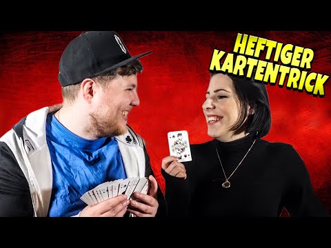 Ihre Reaktion 😂 Lerne den Kartentrick zum Gedanken Lesen