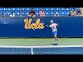 Novak Djokovic Court Level Practice at UCLA