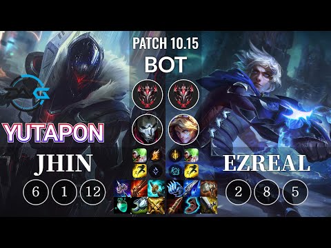 DFM Yutapon Jhin vs Ezreal Bot - KR Patch 10.15