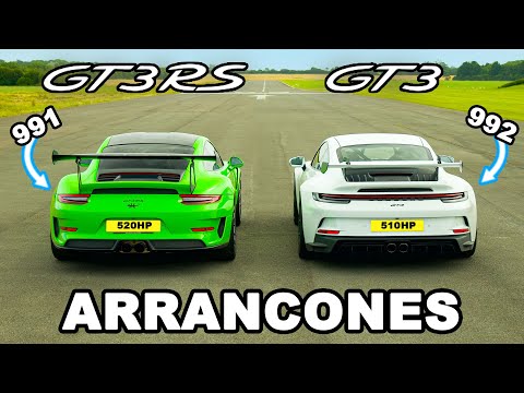 Nuevo Porsche 911 GT3 vs GT3 RS: ARRANCONES *992 v 991*