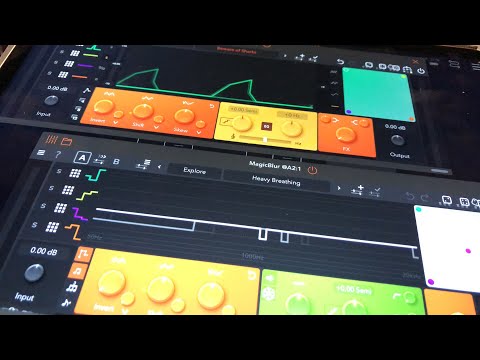 MagicPitch - Spectral Pitch Shifter & MagicBlur - Spectral Blur/Freeze - Demo for the iPad