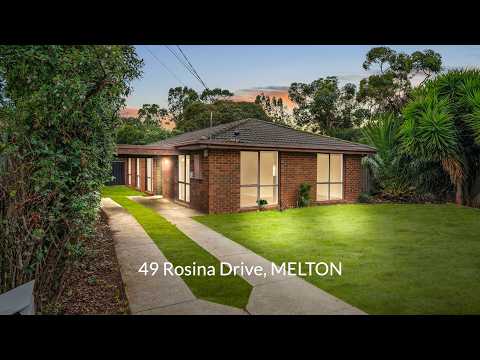 49 Rosina Drive, Melton, VIC 3337, 3房, 1浴, House