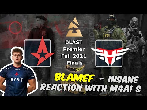 BlameF - insane reaction with M4A1 S, Astralis vs Heroic, BLAST Premier Fall Final 2021