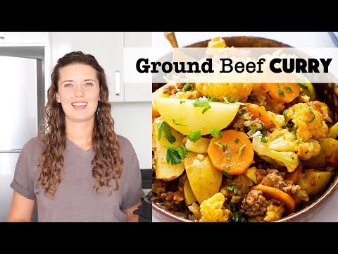 Cauliflower Ground Beef Curry - Instant Pot Keema