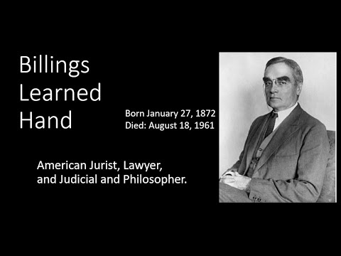 La sostanza prima della forma L'eredità di Hand