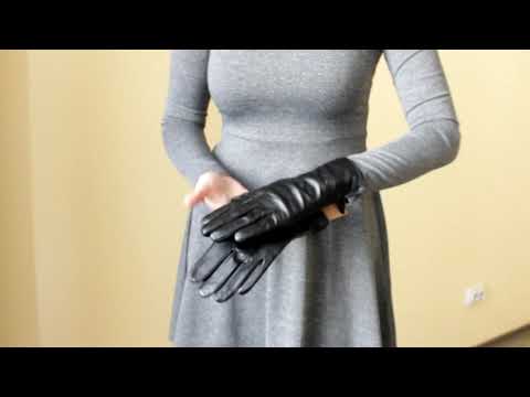 Перчатки женские L020-1 Черные